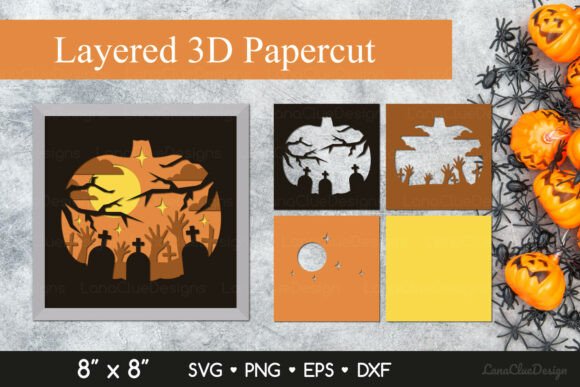 3D SVG Halloween Scene Review
