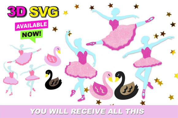 Ballerinas and Swans 3D SVG: A Fantasy And Fairy Tales Review