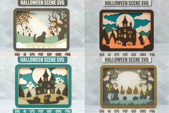 Halloween 3D SVG Bundle for Crafts & Graphics