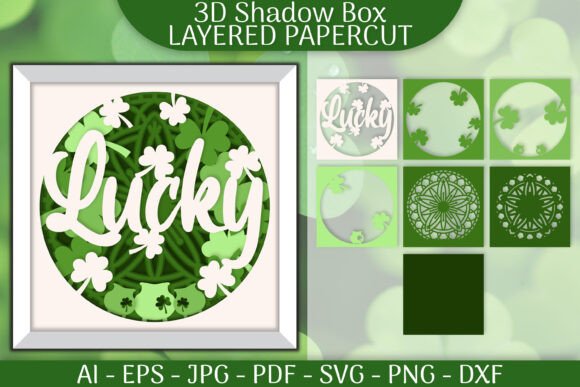 Lucky 3D Shadowbox Layered Papercut: A 3D SVG Review