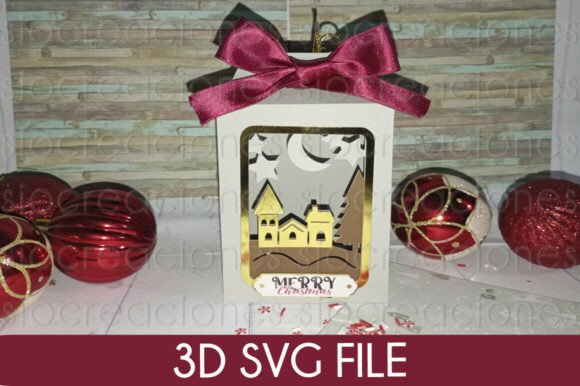 Review: Christmas Village Bag 3D SVG for Holiday Stitching