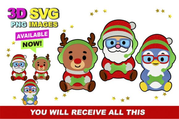 Review: Gamer Christmas 3D SVG for Embroidery