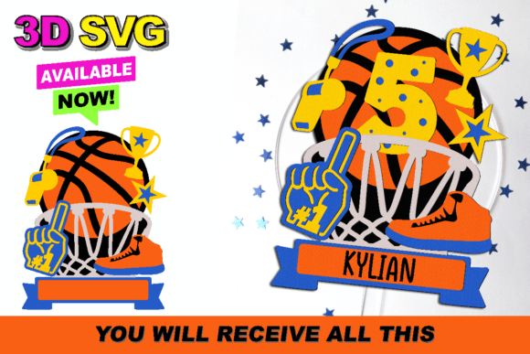 Reviewing the Basketball Cake Topper 3D SVG for Stitching