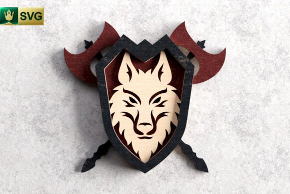 Wolf Shield 3D SVG Shapes Review